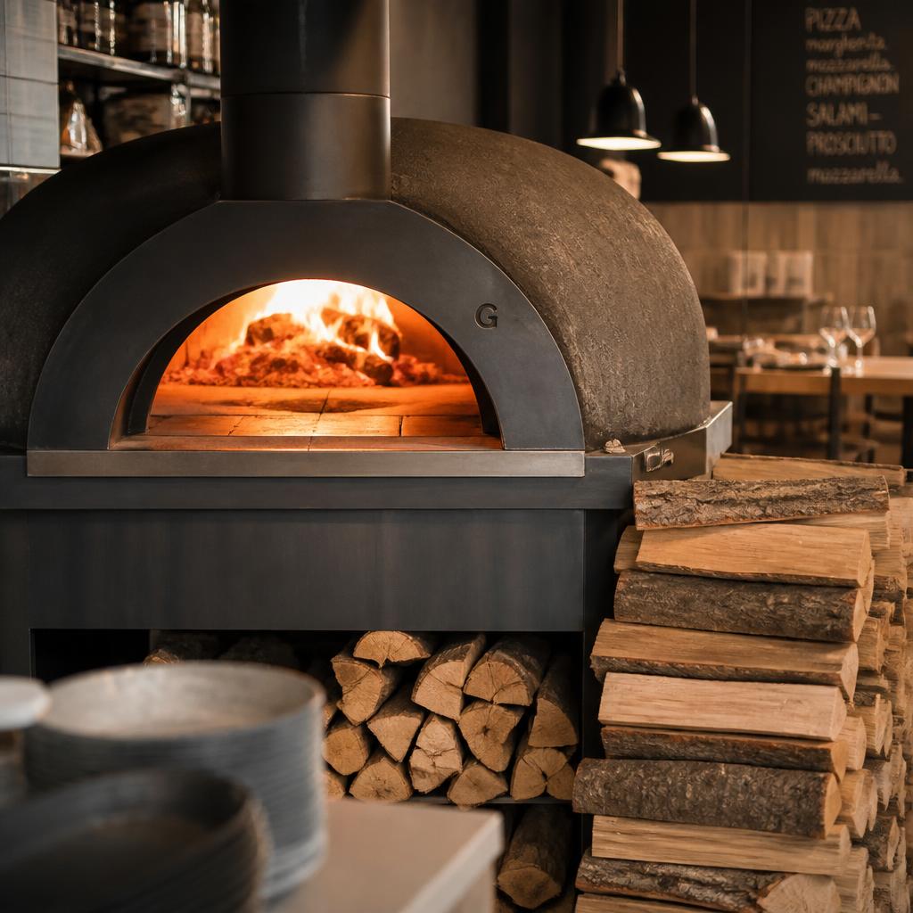 Palette Restaurant 50 cm, Four à bois et pizzeria, ultra sec, chêne charme